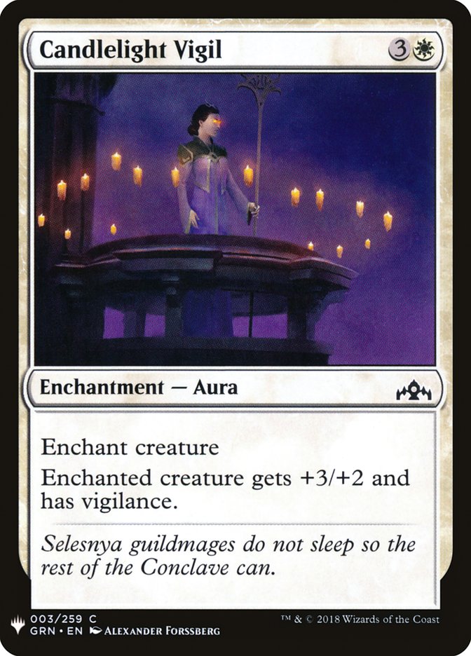 Candlelight Vigil [Mystery Booster] Magic: The Gathering