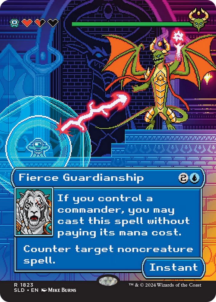 Fierce Guardianship (Rainbow Foil) [Secret Lair Drop Series] Magic: The Gathering