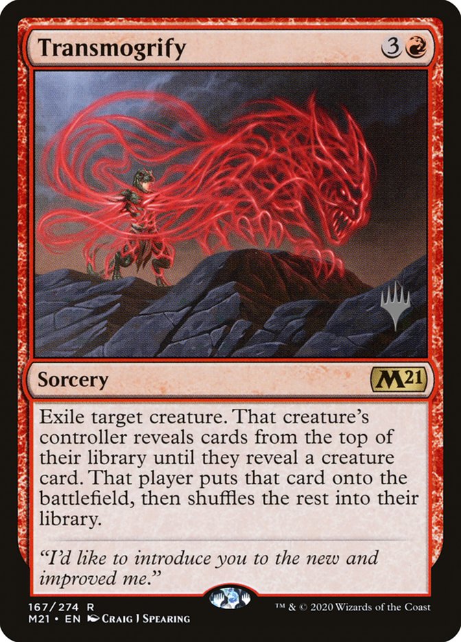 Transmogrify (Promo Pack) [Core Set 2021 Promos] Magic: The Gathering