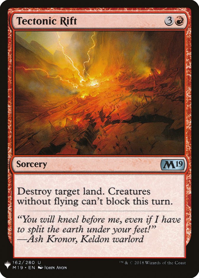 Tectonic Rift [Mystery Booster] Magic: The Gathering