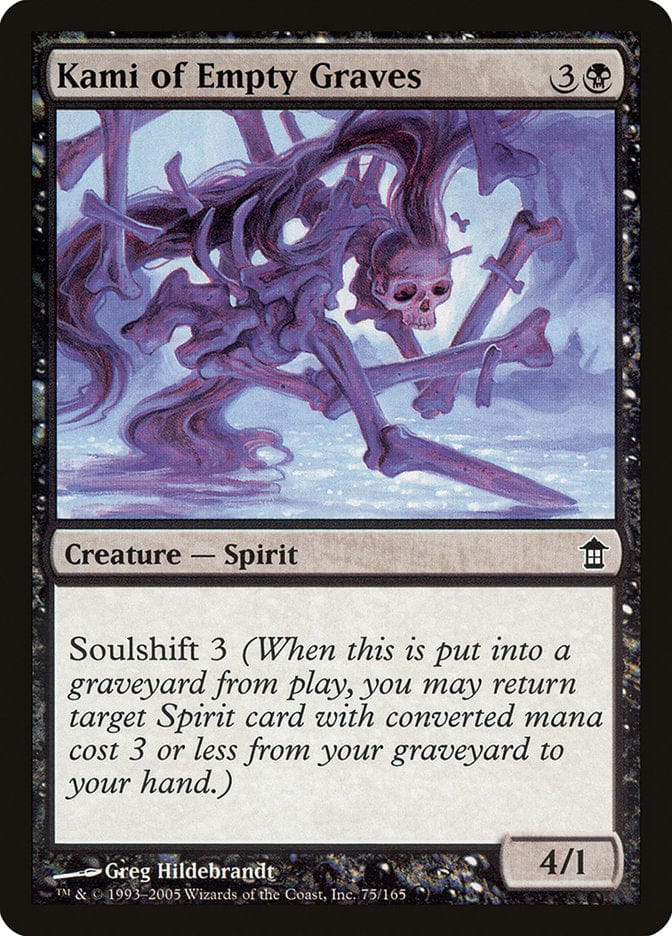 Kami of Empty Graves [Saviors of Kamigawa] Magic: The Gathering
