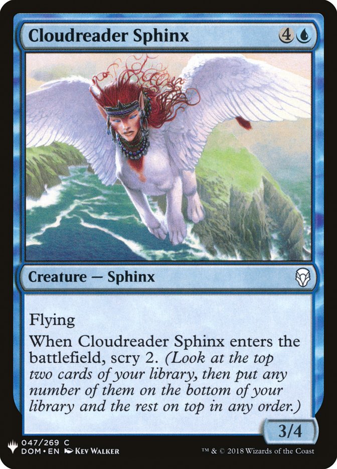 Cloudreader Sphinx [Mystery Booster] Magic: The Gathering