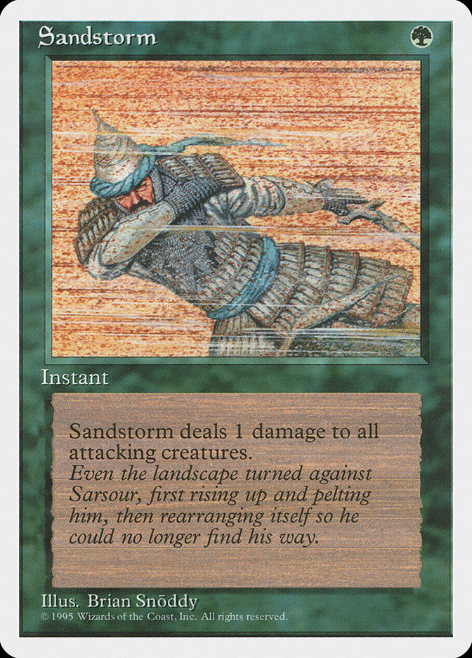 Sandstorm [Fourth Edition] Magic: The Gathering