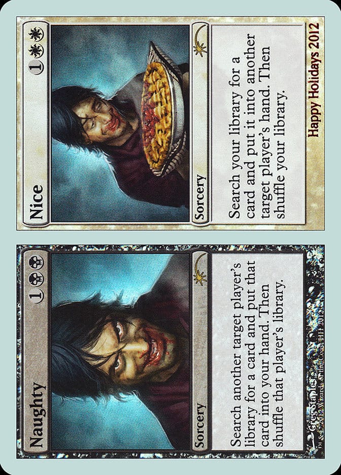 Naughty // Nice [Happy Holidays] Magic: The Gathering