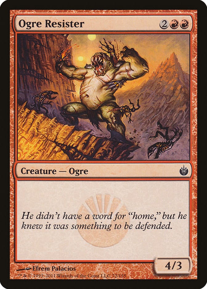 Ogre Resister [Mirrodin Besieged] Magic: The Gathering