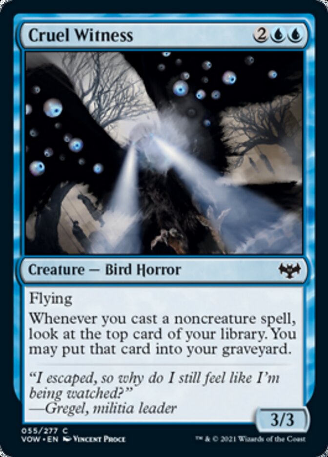 Cruel Witness [Innistrad: Crimson Vow] Magic: The Gathering