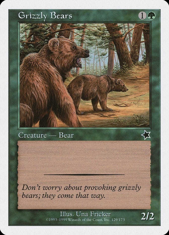Grizzly Bears [Starter 1999] Magic: The Gathering