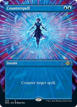 Counterspell (Borderless Alternate Art) [Modern Horizons 2] Magic: The Gathering