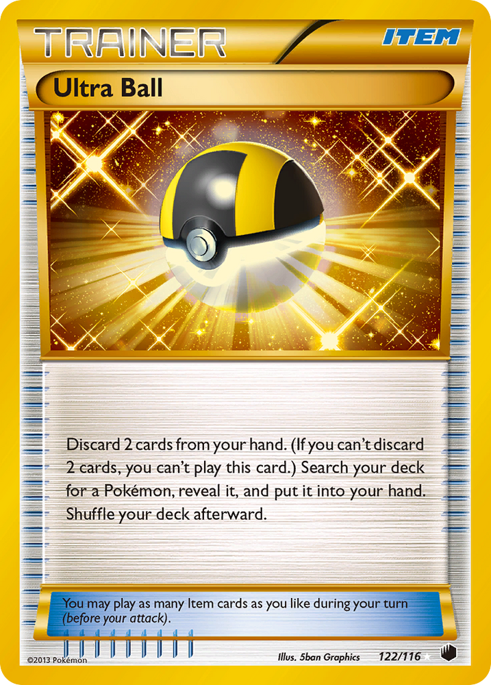 Ultra Ball (122/116) [Black & White: Plasma Freeze] Pokémon
