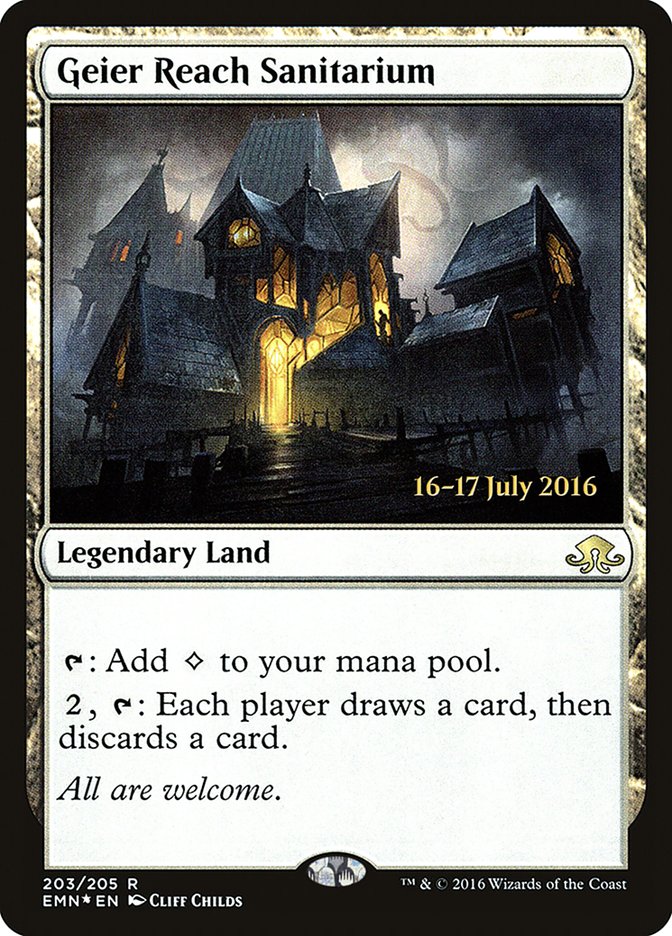 Geier Reach Sanitarium [Eldritch Moon Prerelease Promos] Magic: The Gathering