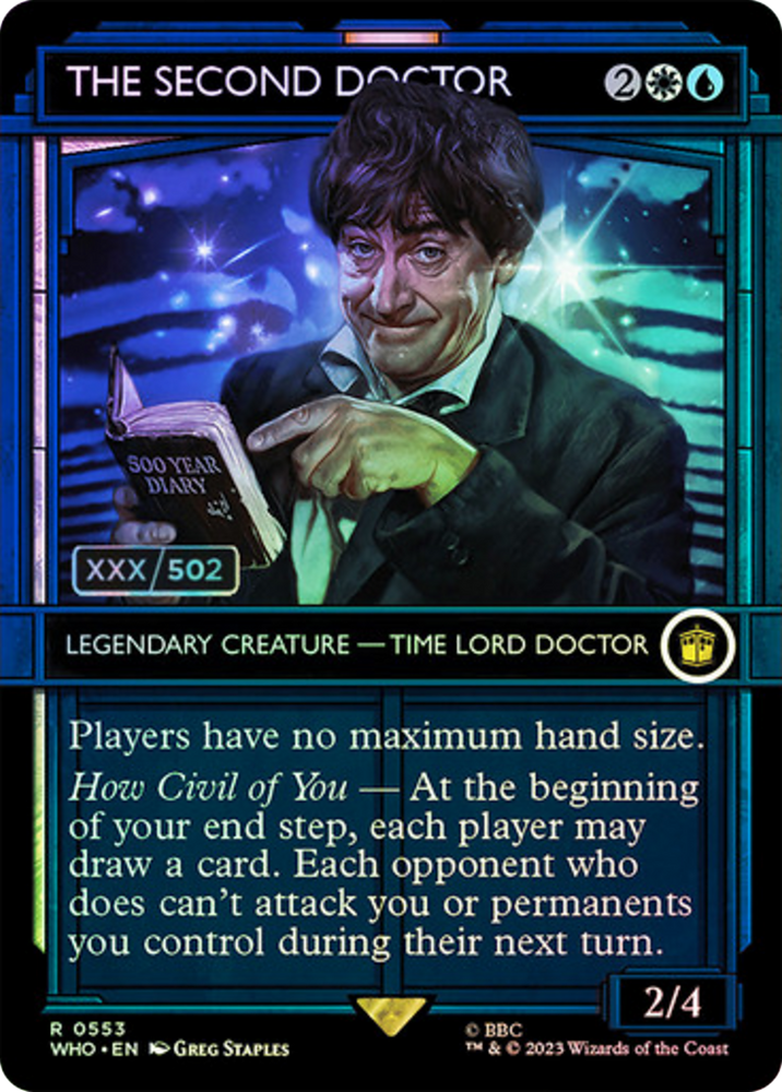 The Second Doctor (Serial Numbered) [Doctor Who] Magic: The Gathering