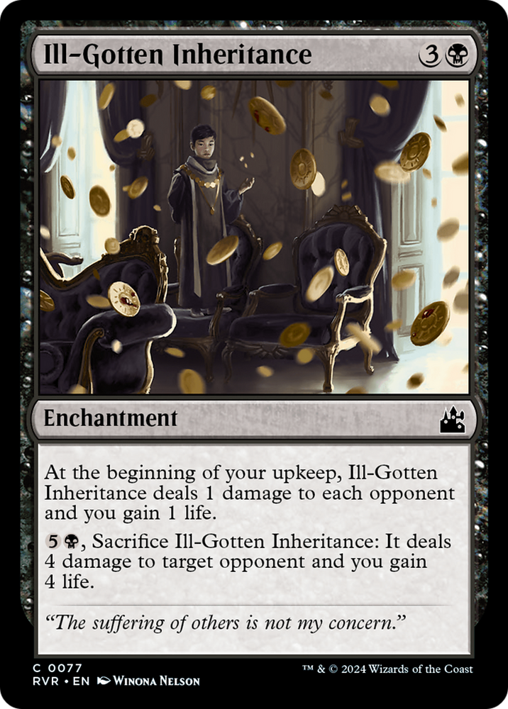 Ill-Gotten Inheritance [Ravnica Remastered] Magic: The Gathering