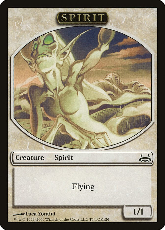 Spirit Token [Duel Decks: Divine vs. Demonic Tokens] Magic: The Gathering