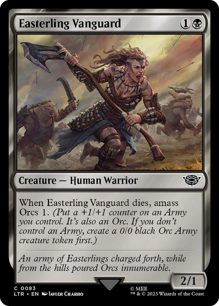 Easterling Vanguard [The Lord of the Rings: Tales of Middle-Earth] Magic: The Gathering