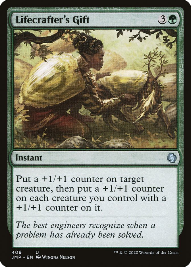 Lifecrafter's Gift [Jumpstart] Magic: The Gathering