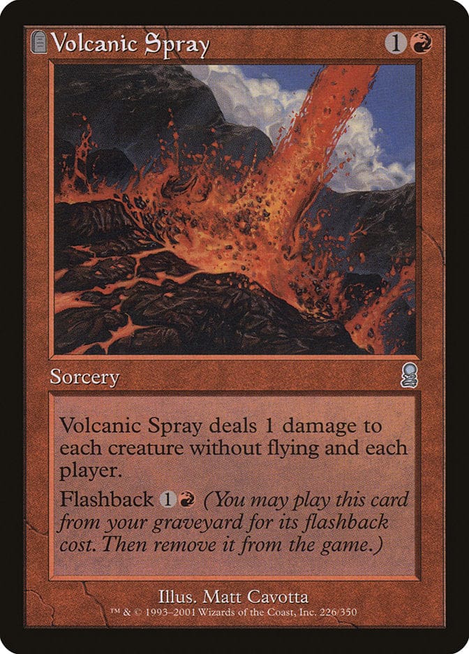 Volcanic Spray [Odyssey] Magic: The Gathering