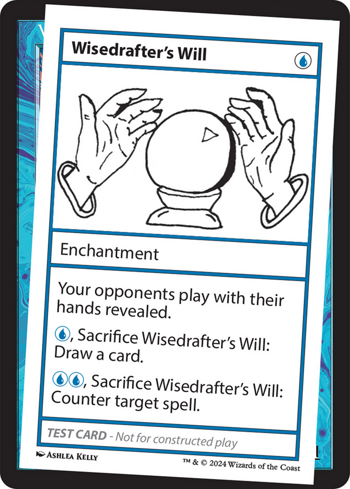 Wisedrafter's Will [Mystery Booster 2 Playtest Cards] Magic: The Gathering