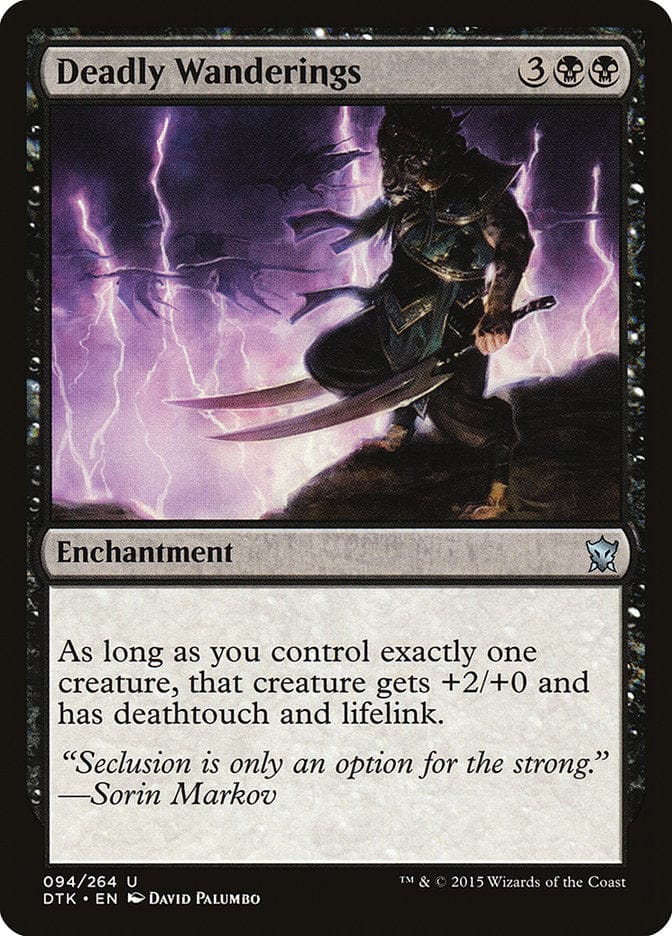 Deadly Wanderings [Dragons of Tarkir] Magic: The Gathering