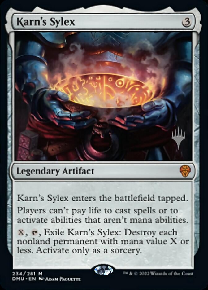 Karn's Sylex (Promo Pack) [Dominaria United Promos] Magic: The Gathering