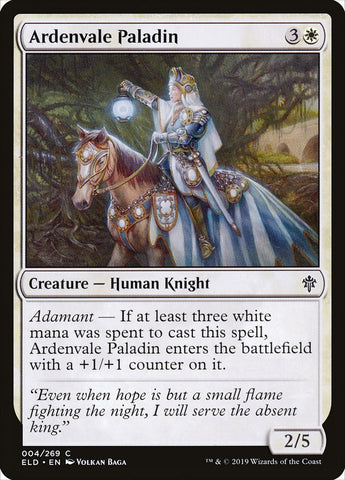 Ardenvale Paladin [Throne of Eldraine] Magic: The Gathering