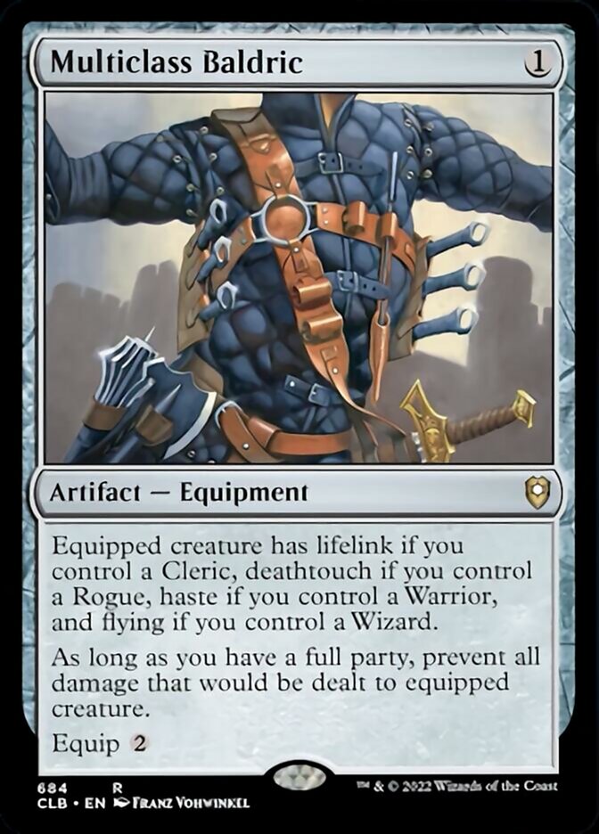 Multiclass Baldric [Commander Legends: Battle for Baldur's Gate] Magic: The Gathering