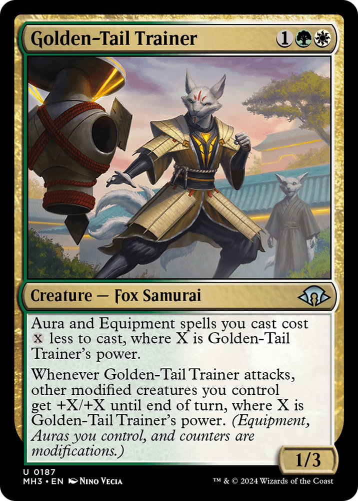 Golden-Tail Trainer [Modern Horizons 3] Magic: The Gathering