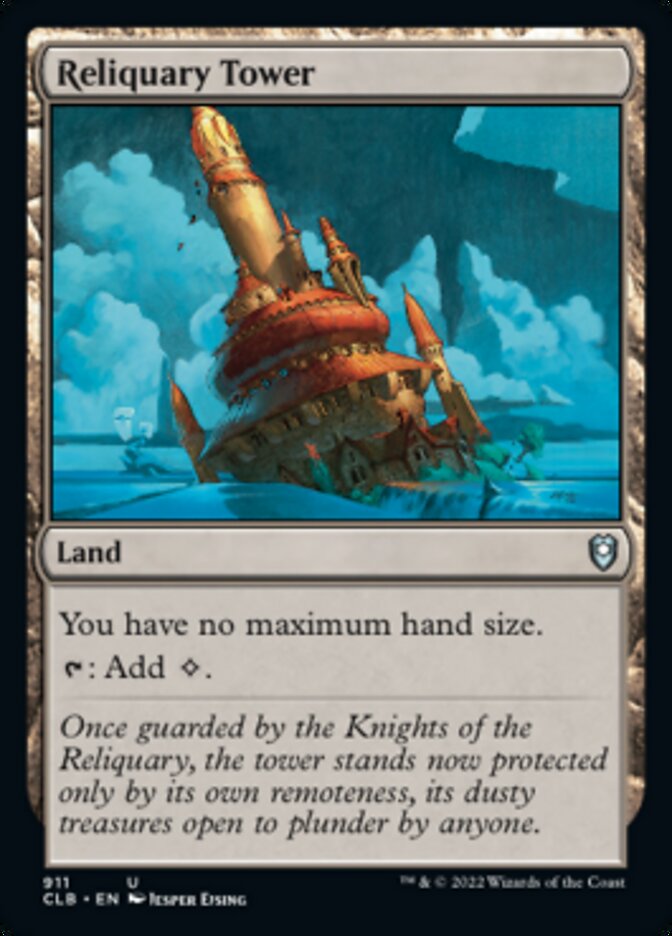 Reliquary Tower [Commander Legends: Battle for Baldur's Gate] Magic: The Gathering