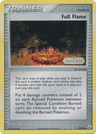 Full Flame (74/92) (Stamped) [EX: Legend Maker] Pokémon
