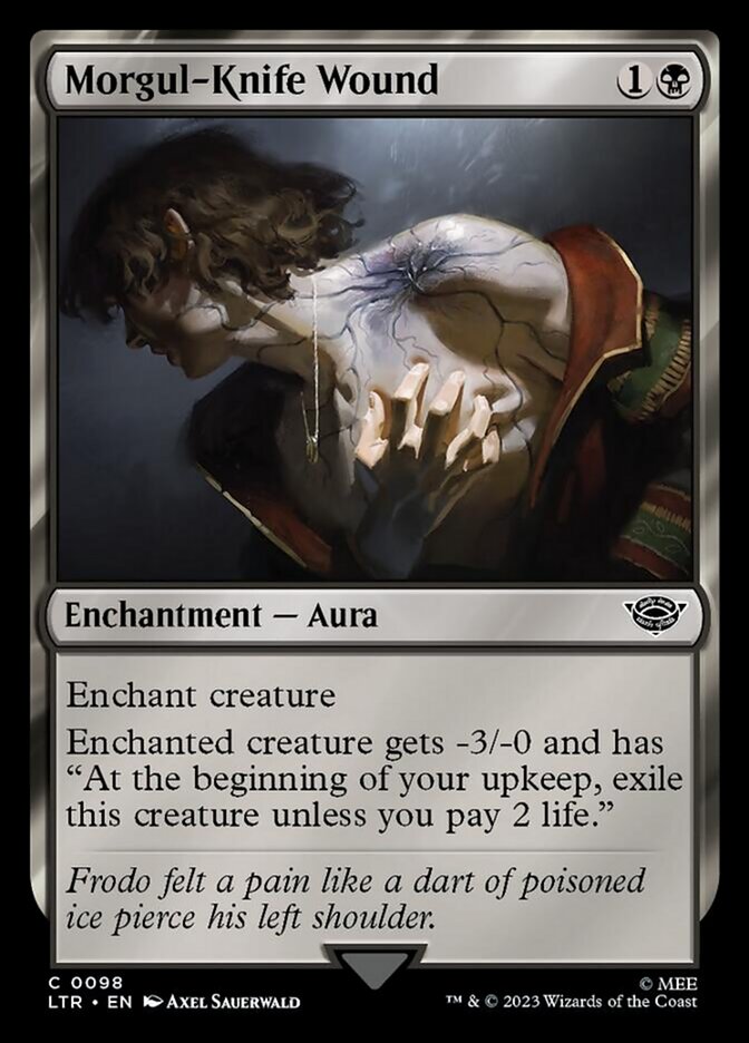 Morgul-Knife Wound [The Lord of the Rings: Tales of Middle-Earth] Magic: The Gathering