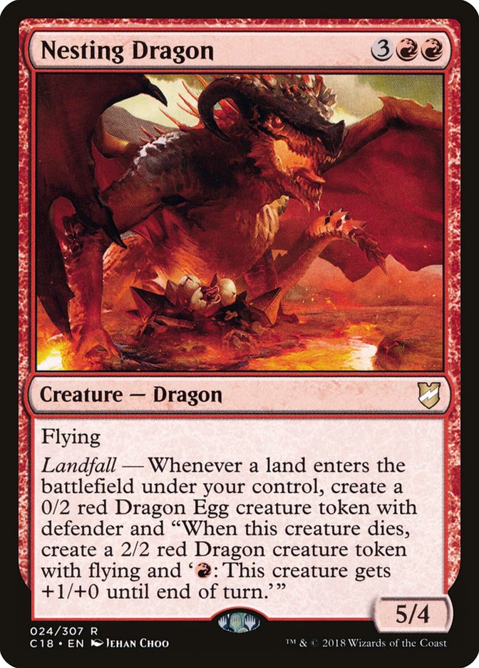Nesting Dragon [Commander 2018] Magic: The Gathering