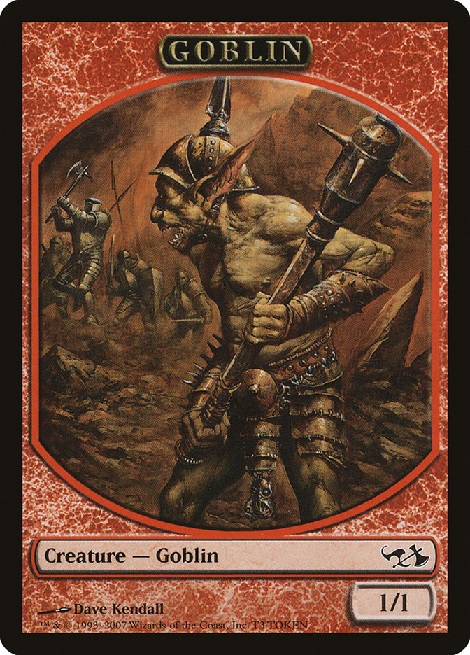 Goblin Token [Duel Decks: Elves vs. Goblins Tokens] Magic: The Gathering