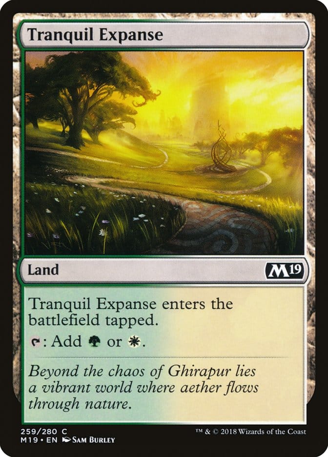 Tranquil Expanse [Core Set 2019] Magic: The Gathering