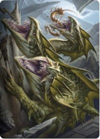 Grakmaw, Skyclave Ravager Art Card [Zendikar Rising Art Series] Magic: The Gathering