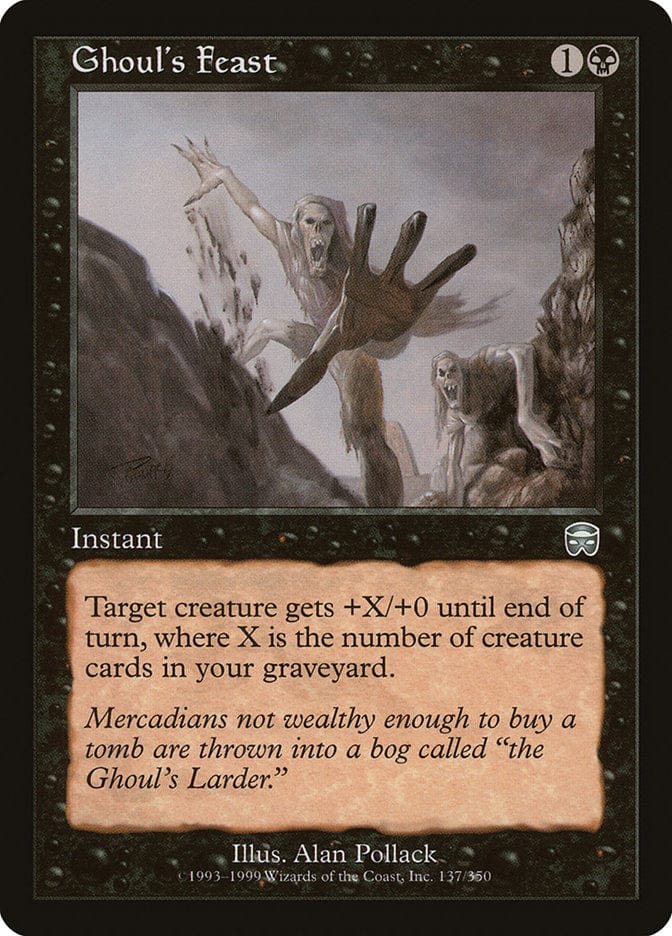 Ghoul's Feast [Mercadian Masques] Magic: The Gathering