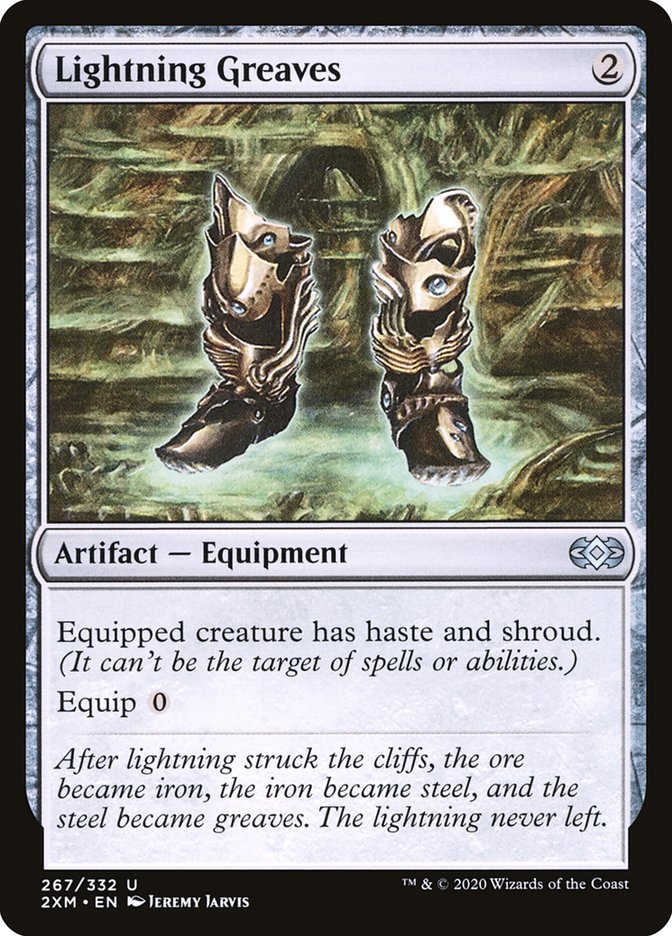Lightning Greaves [Double Masters] Magic: The Gathering