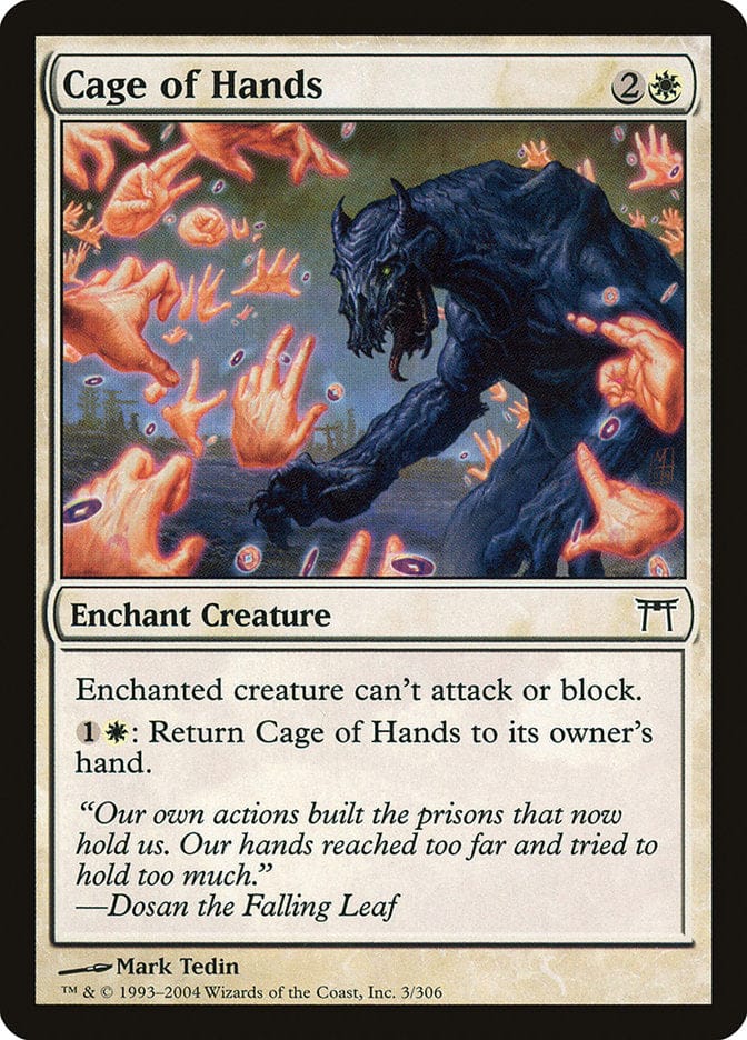 Cage of Hands [Champions of Kamigawa] Magic: The Gathering