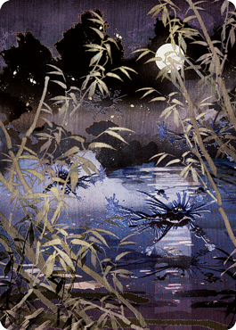 Swamp Art Card [Kamigawa: Neon Dynasty Art Series] Magic: The Gathering