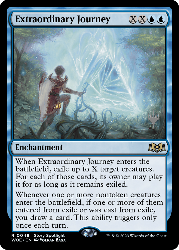 Extraordinary Journey (Promo Pack) [Wilds of Eldraine Promos] Magic: The Gathering