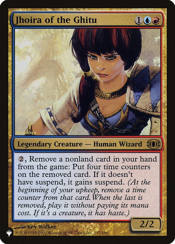 Jhoira of the Ghitu [The List] Magic: The Gathering