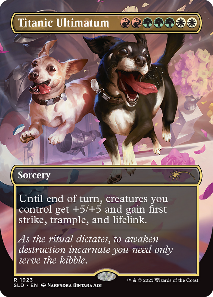 Titanic Ultimatum (1923) (Rainbow Foil) [Secret Lair Drop Series] Magic: The Gathering