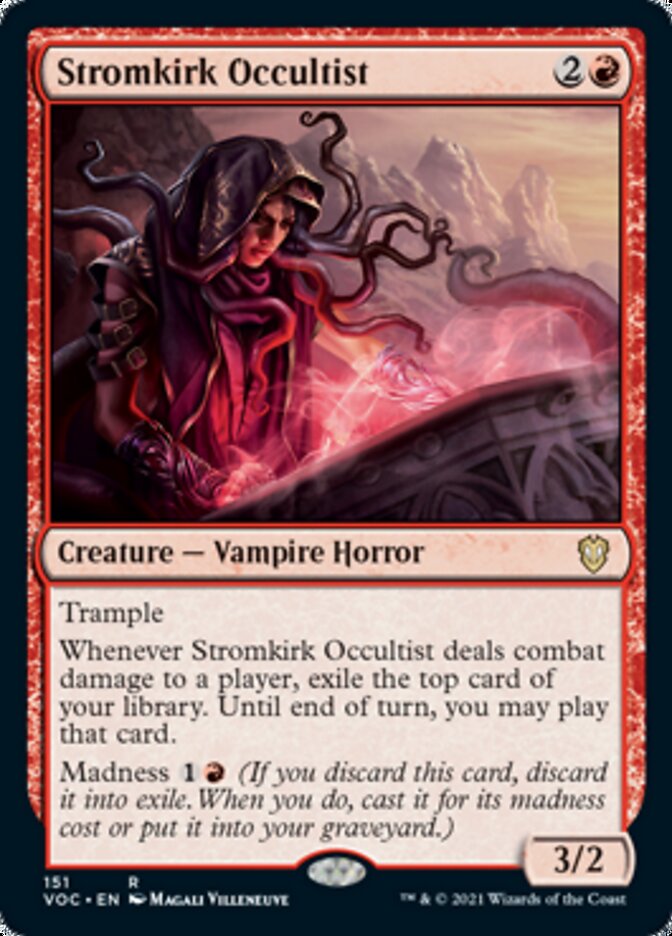 Stromkirk Occultist [Innistrad: Crimson Vow Commander] Magic: The Gathering