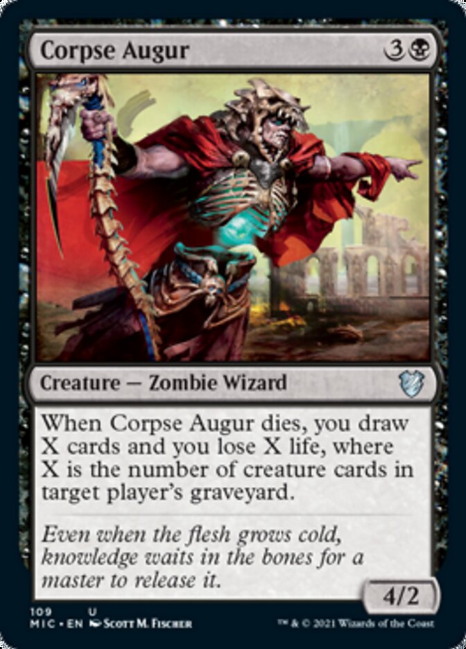 Corpse Augur [Innistrad: Midnight Hunt Commander] Magic: The Gathering