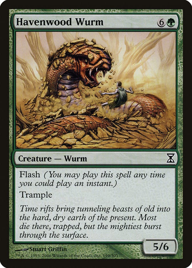 Havenwood Wurm [Time Spiral] Magic: The Gathering
