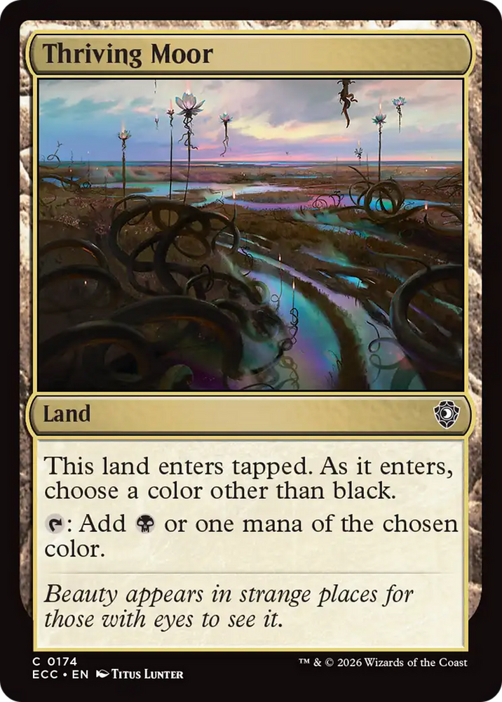 Thriving Moor [Lorwyn Eclipsed Commander] Magic: The Gathering