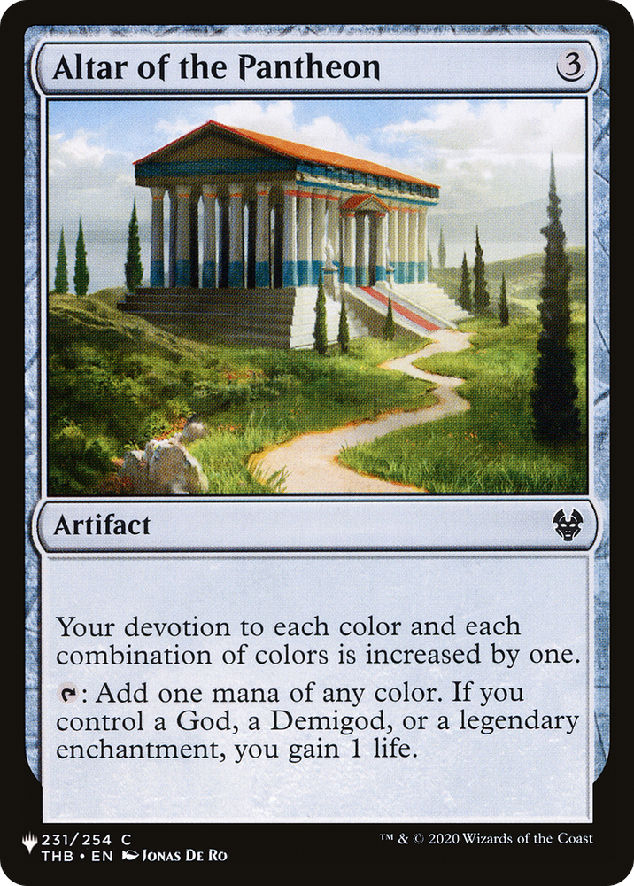 Altar of the Pantheon [Secret Lair: From Cute to Brute] Magic: The Gathering