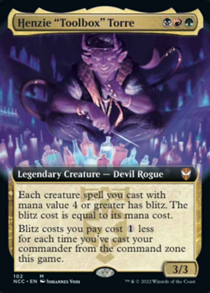 Henzie "Toolbox" Torre (Extended Art) [Streets of New Capenna Commander] Magic: The Gathering