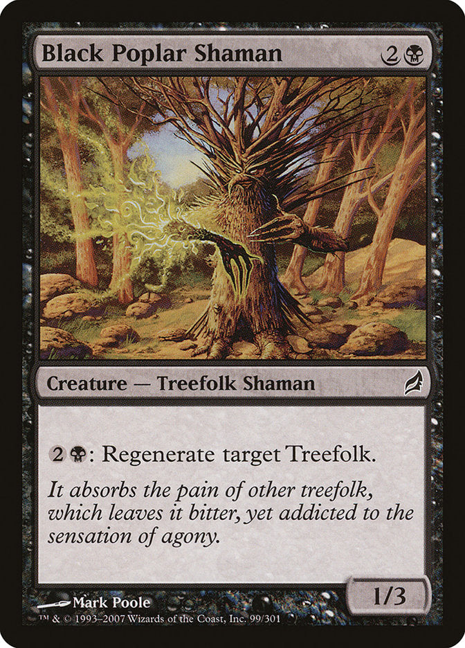Black Poplar Shaman [Lorwyn] Magic: The Gathering