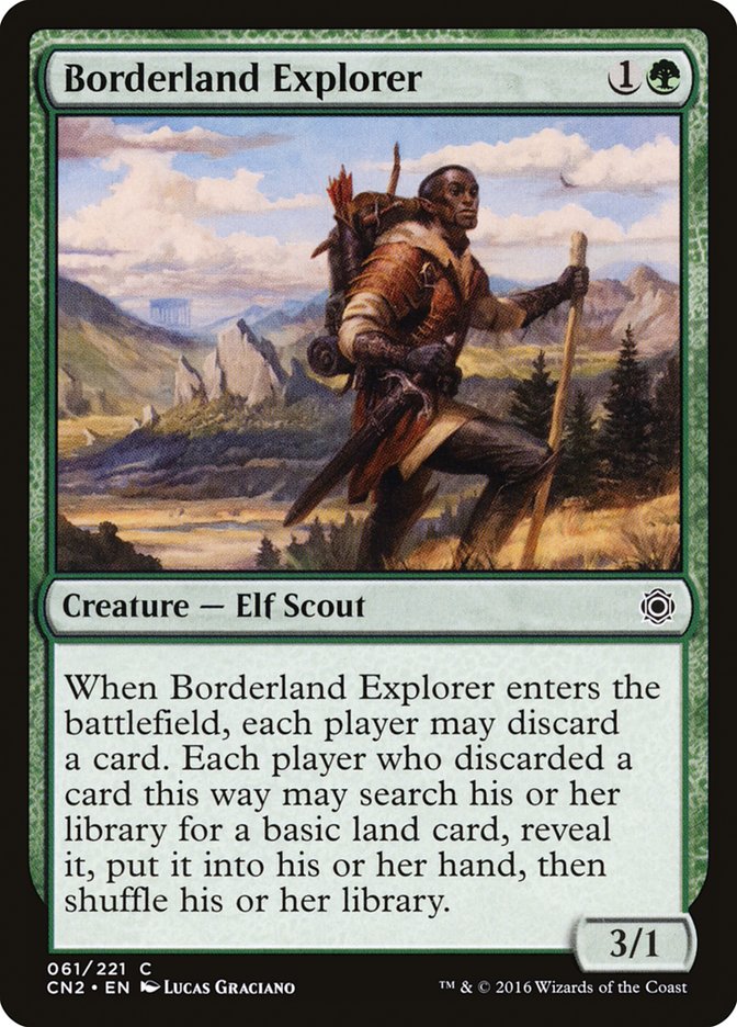 Borderland Explorer [Conspiracy: Take the Crown] Magic: The Gathering