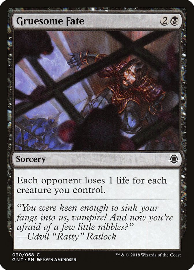 Gruesome Fate [Game Night 2018] Magic: The Gathering