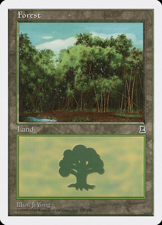Forest (178) [Portal Three Kingdoms] Magic: The Gathering